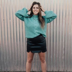 Mint Knit Sweater